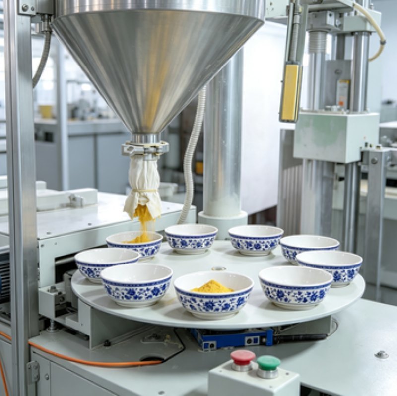 Stable Performance Automatic Weighing Machine | Auto Batching For Tableware Production Line