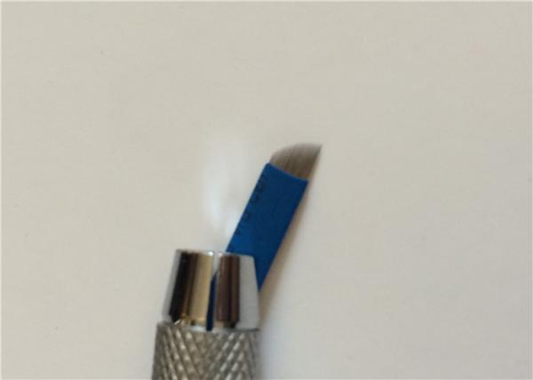 Blue 0.25 MM 17 Pins Permanent Makeup 3D Embroidery Needles For Tattoos