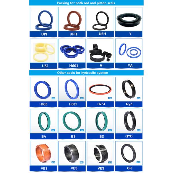 Taiwan Manufacturer Hydraulic Cylinder Press Packing Seal Piston Rod U Cup PU Material UN V Packing Hydraulic Seal