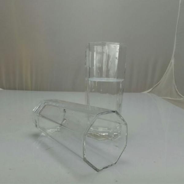 Hot sale extremely white glass clear tumbler glass drinking cup for wholesale