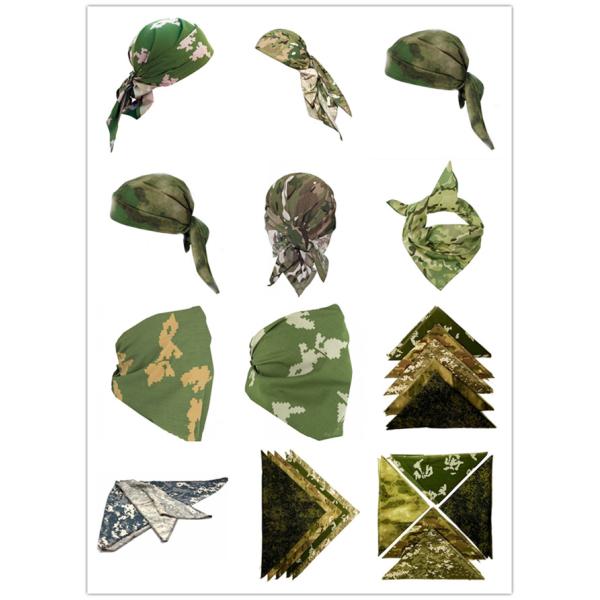 Camouflage Outdoor Hunting Gear Cotton Triangle Bandana Riding Sun Protection