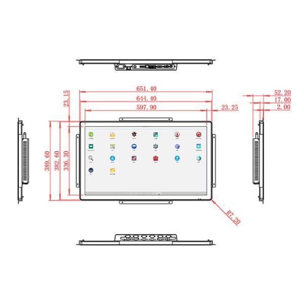 27-Inch Android Display for Gaming Systems and Entertainment Centers