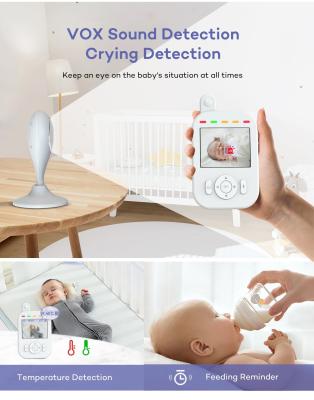 Two Way Audio Baby Sleeping Monitor 2.8 Inch Lcd Split Screen Night Vision