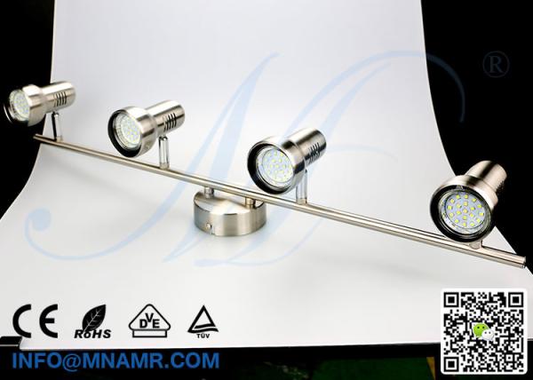 4x5W LED Ceiling Spotlight Fitting AC100-240V with Multi-Direction Adjustable Heads
