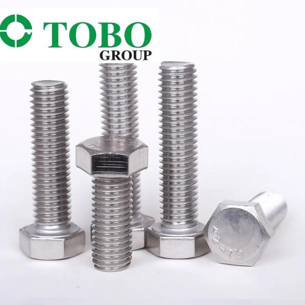 Wholesale Sales DIN 933 Hex Bolt A2 A4 Stainless Steel Hex Head Bolt