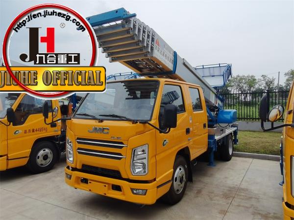 100 Ft Aerial Ladder Truck Mobile Elevator Rated Load 400kg