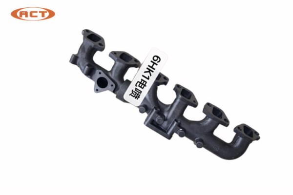 STD Size Mechanical Excavator Pipe Fittings 6HK1 EFI Exhaust Manifold