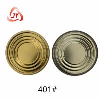 401# 99mm Tinplate Can Lids Food Packaging Golden Color Safety Seal Cover