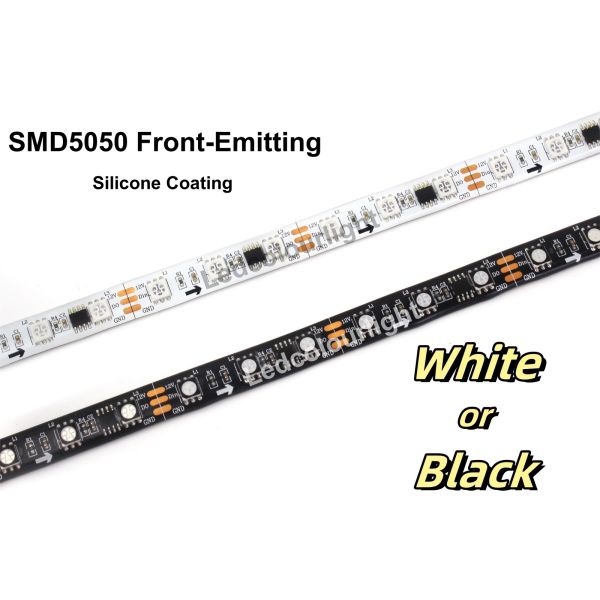 IP65 Epoxy Coated DC12V 60LEDs/m WS2811 RGB LED Strip Lights