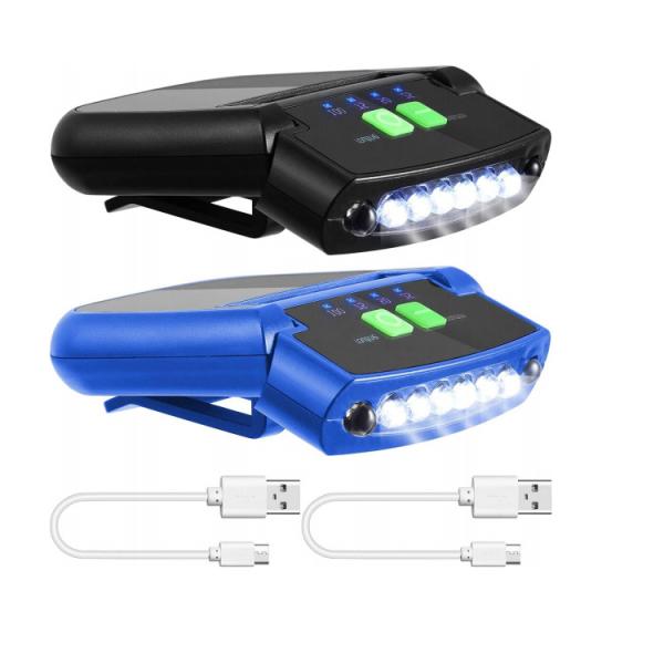 Rechargeable Hands-Free IP44 Waterproof Headlamp Work Light for Outdoor Activities