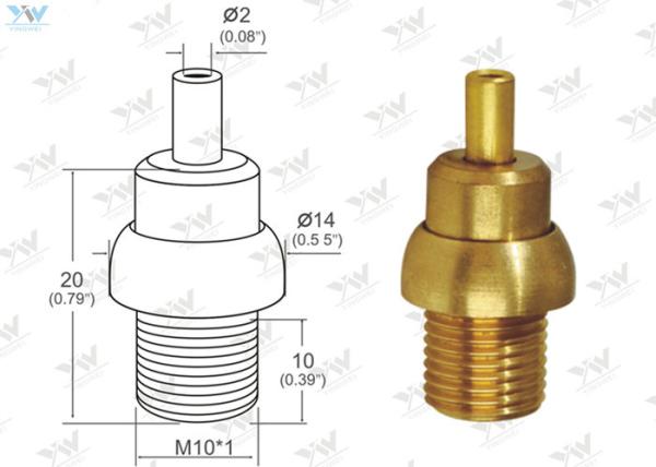 Bottom Cable Exit Brass Cable Gripper Adjustable Wire Grippers No Finishing Color