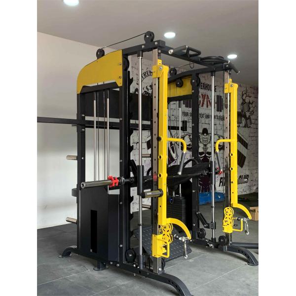 Home Exercise Fit Body Commercial Adjustable Pulley Leg Press Multi Gym Smith Machine