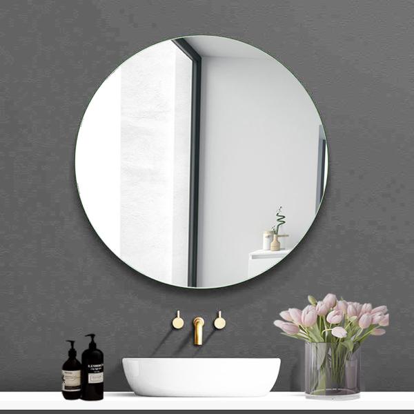 Стенное зеркало Клеевая подставка карман полукруглый компактный волнистый полная длина домашний декор