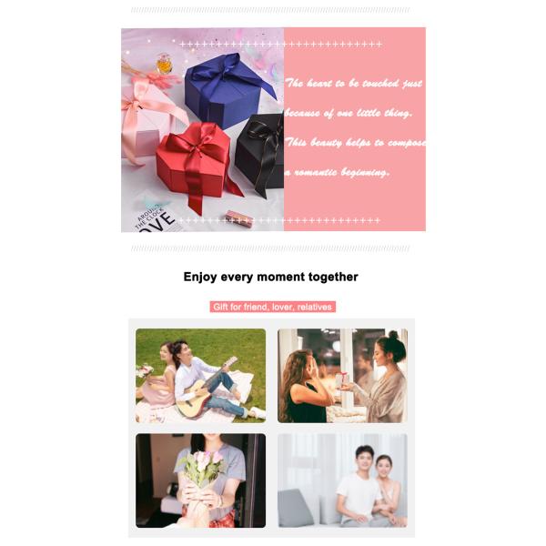 Сердце подарка дня Святого Валентина коробки изготовленного на заказ картона упаковывая оптовое сформировало подарочную коробку с лентой