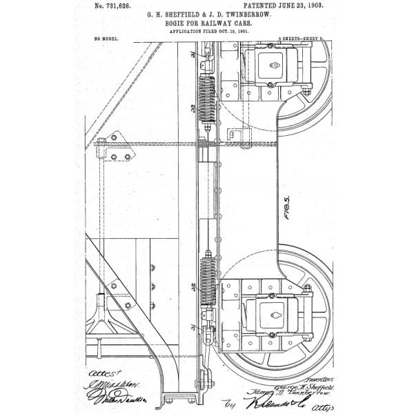 Locomotive Scheffel Bolster Railway Bogie Parts