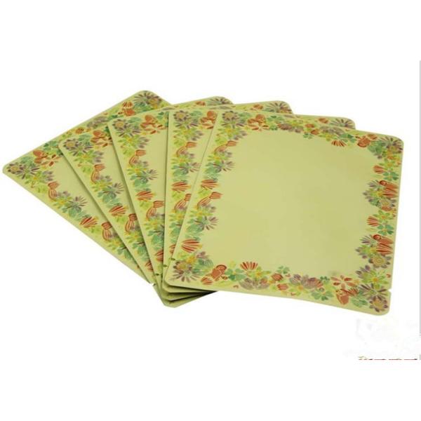 Le côté du cristal trois d'or a scellé des sachets en plastique pour l'oeil/masque facial, écologiques