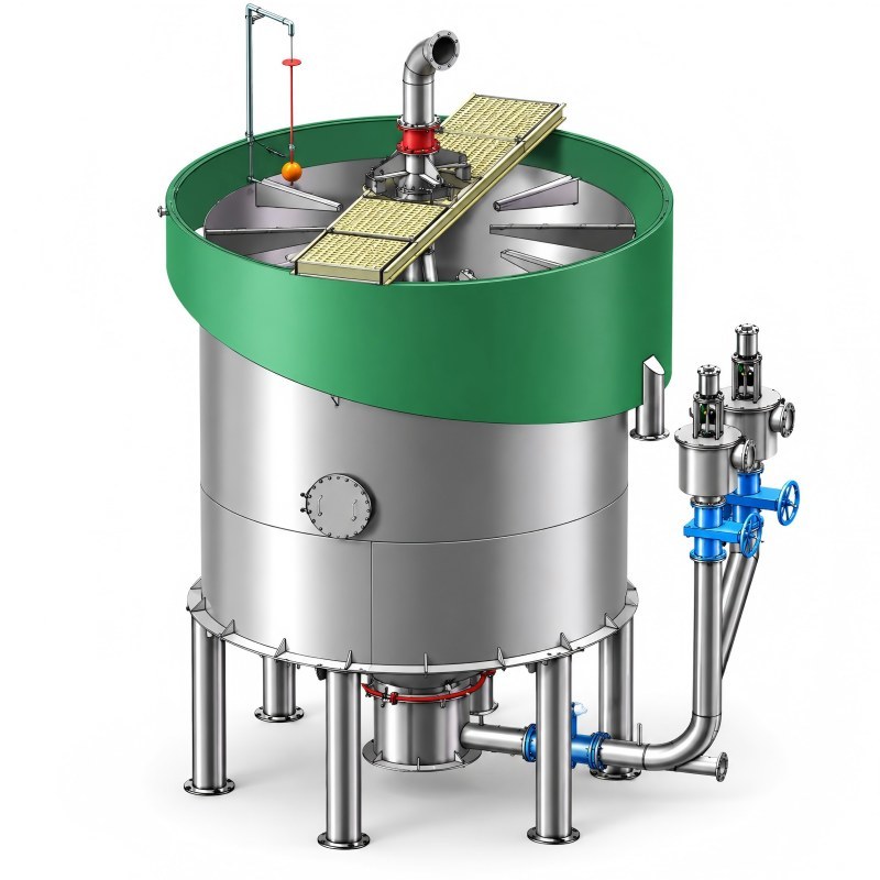 Low Profile Jet Flotation Column with Self-Aspirating Aeration