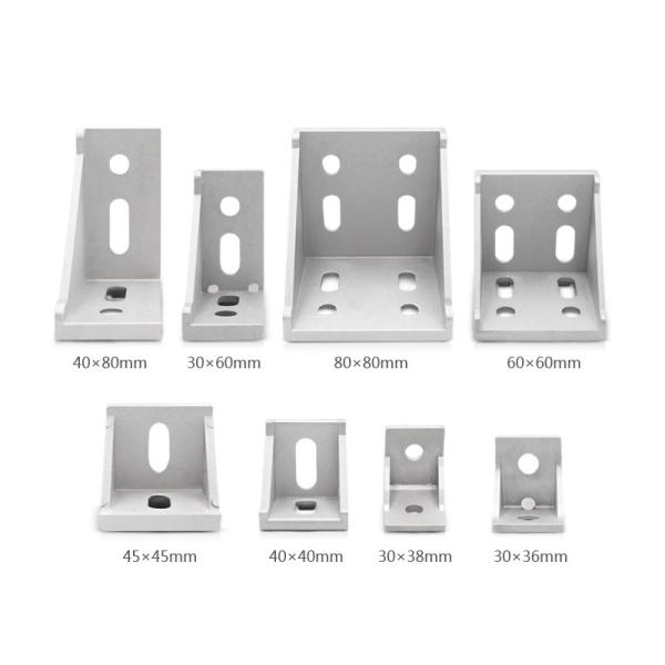 3030 Series Slot 6mm Aluminum Profile Connection Accessories Aluminum Alloy Corner Gusset Angle Bracket