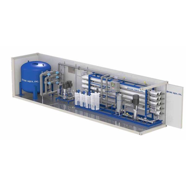 Factory Direct Sales Reverse Osmosis Plant with 1-500m3/h Capacity and 20'' or 40'' Container Size