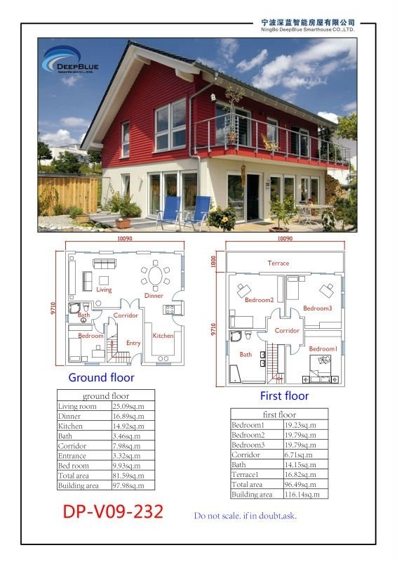 Роскошная Prefab вилла стальной структуры портативная