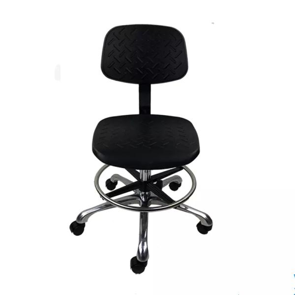 PU Foam Cleanroom Antistatic ESD Office Chair 440*440mm