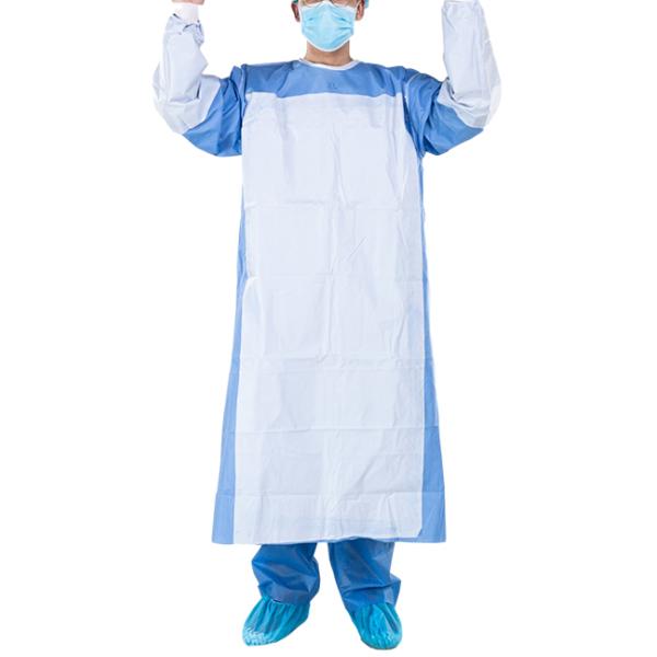 Reinforced SMS Disposable Operating Surgical Gown for Doctor