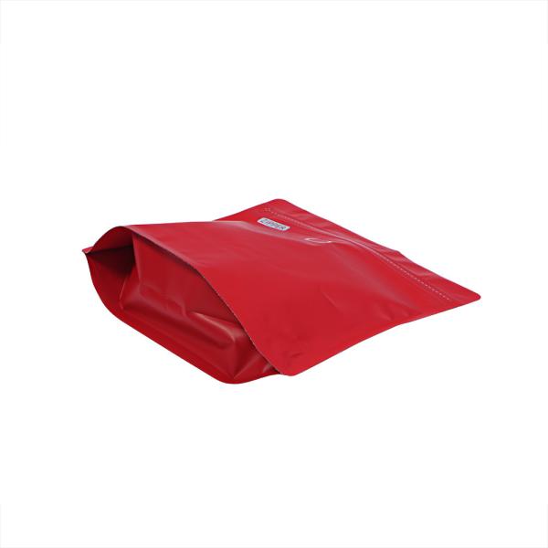 Stand up Hot Sale Self-standing Coffee zipper plastic bags with Valve