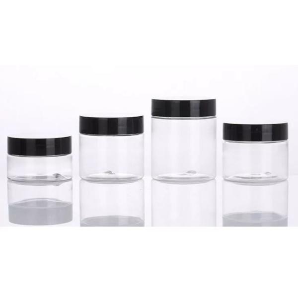 Round Pet Plastic Jars With Lids Food Grade 6 Oz 8 Oz 8 Oz