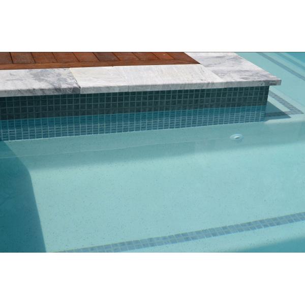 Modern Style Ceramic Swimming Pool Copping Nosing Edge Tiles for Bullnose Pool Coping