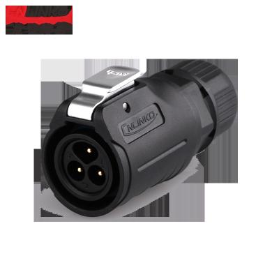 Cnlinko Industrial Plug Ip68 Power Connector Plastic and Metal LP16 Circular Male Female Led Waterproof Wire Connector