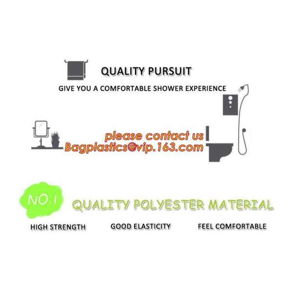 Mould Proof Waterproof white and black trellis design pvc custom bath curtain printed shower curtain, High quality Polye