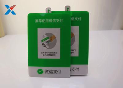 T Shaped Clear Acrylic Advertising Displays A4 Size For Advertising Displaying