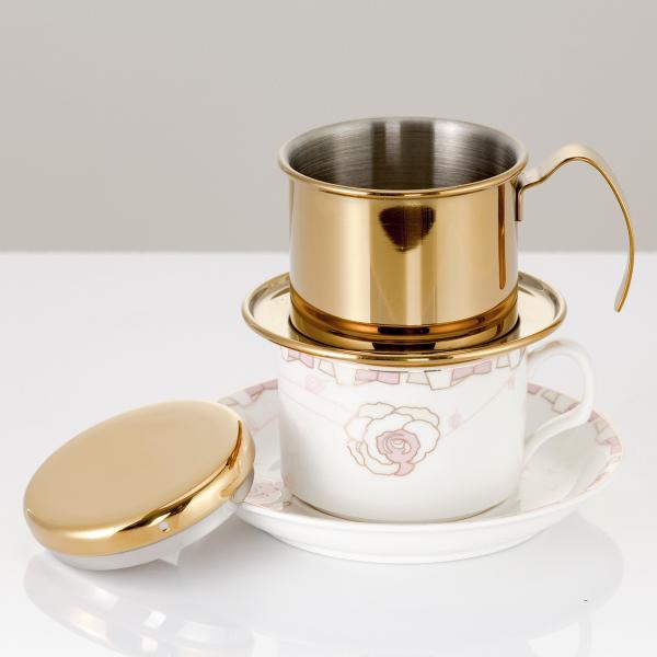 High Efficiency Stainless Steel Coffee Maker Durable  Coffee Filter Pot