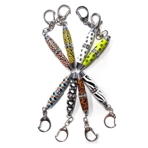 ODM Silk Screen Brass Mini Ballpoint Pen With Animal Printing