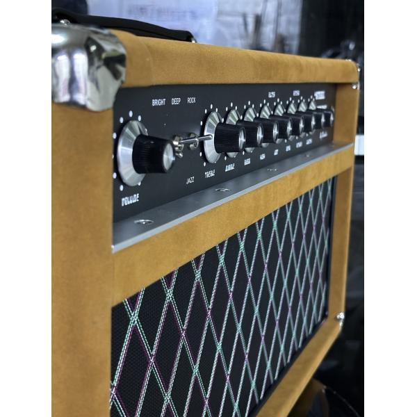 2024 HOT!!! Dumble #002 Version Clone SSS20-Steel String Singer SSS Tube Amp Head 20Watt in Suede Brown with Original Knobs