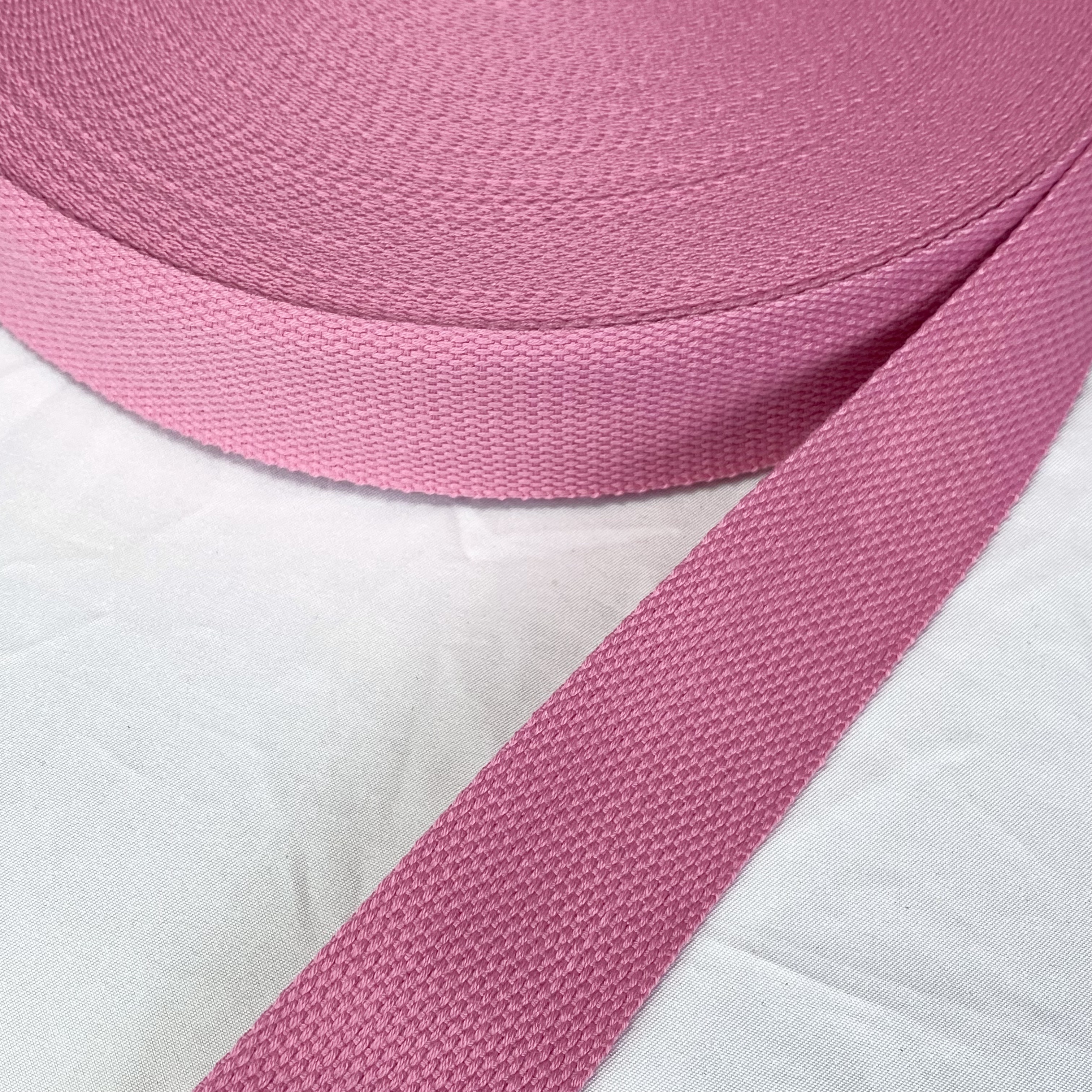 Soft bead Polyester-cotton webbing in a variety of colors Dupont Tote bag strap Textiles
