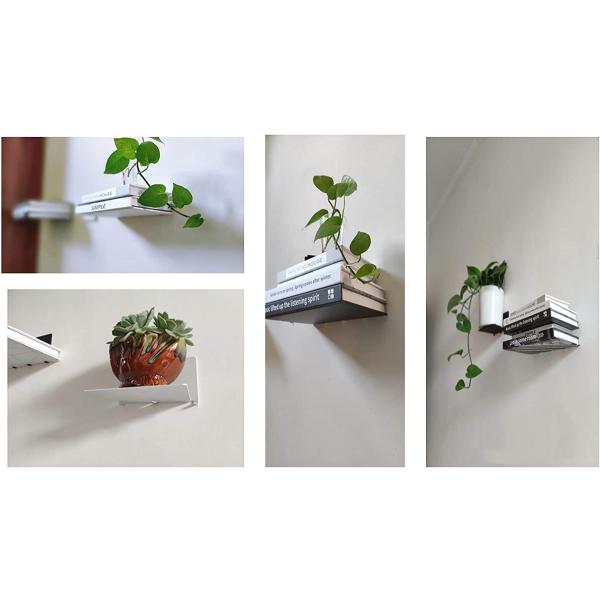 ISO9001 Rohs CE Стенная книжная полка для висящих книг в спальне ванной кухне