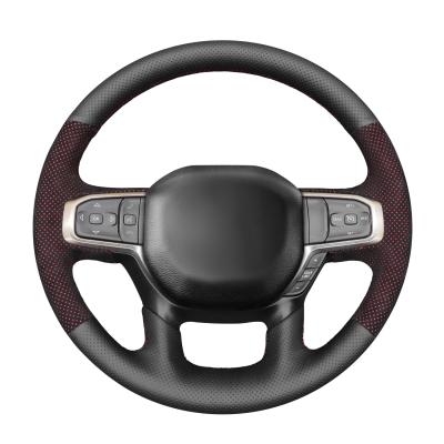 Car Accessories Hand Stitching Steering Wheel Cover for Dodge RAM  Dodge RAM 1500 2018-2023