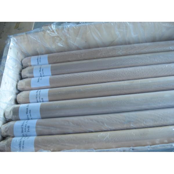 12X64 mesh 304 Stainless Steel Wire Mesh Screen Plain Dutch Weave 3m Width