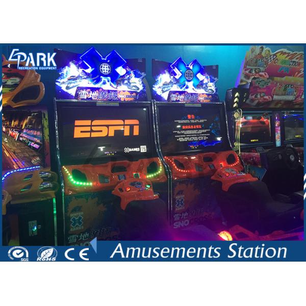 Indoor Electronic Equipment Snow Moto Racing Game Machine For Game Center