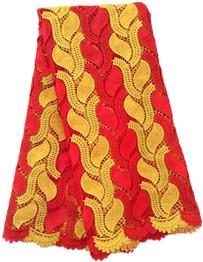 F50284 51"-52" customizable new arrival african guipure lace fabric/ embroidery lace fabric for dress