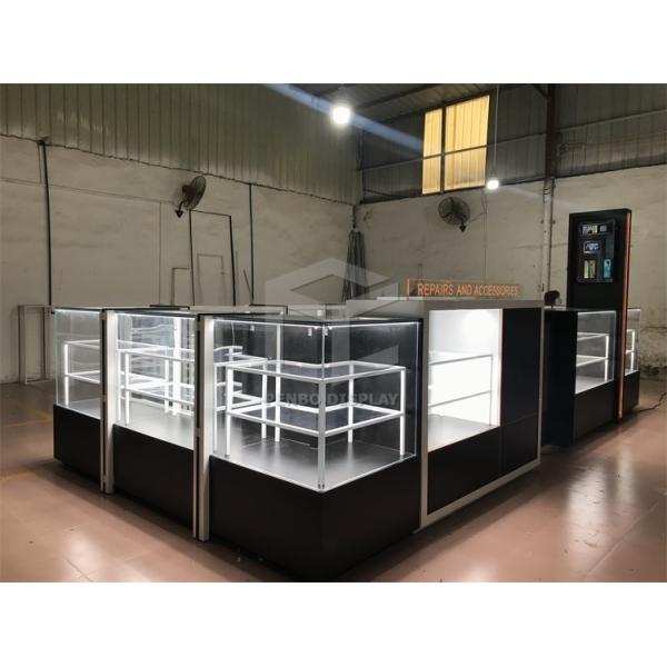 Нержавеющая сталь витрины 3mm дисплея мобильного телефона OEM стеклянная толстая