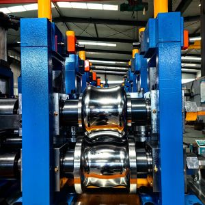 ERW Pipe Mill Steel Pipe Making Machine 21-63mm Diameter