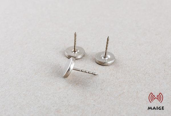 Swivel Metal Rf Pin EAS Accessories Wear Resistant CE / ROHS Approved