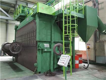 Limpeza de forjadura das peças de Rod Shot Blasting Machine Casting do fio da carga 3000kg