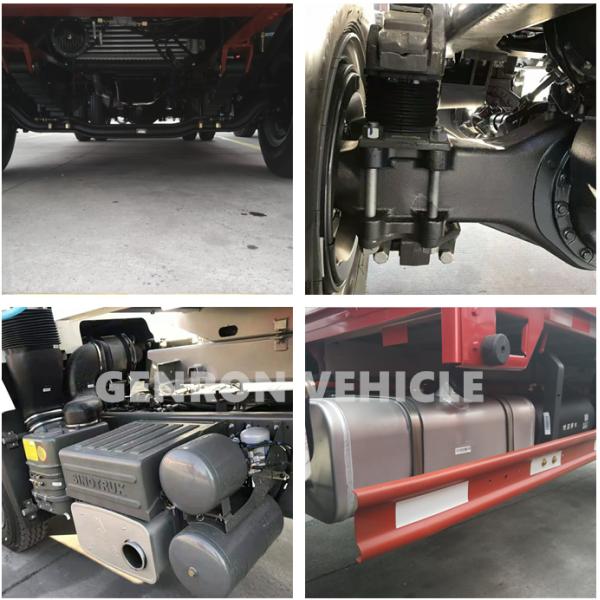 Howo Light 4*2 truck Yuchai Engine Euro3 130Hp 11CBM Mini dumper for sale in Guinea