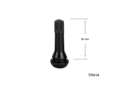 38.1mm Passenger Car Valve Stem TR414 Aluminum Or Brass Stem EPDM Or Natural Rubber