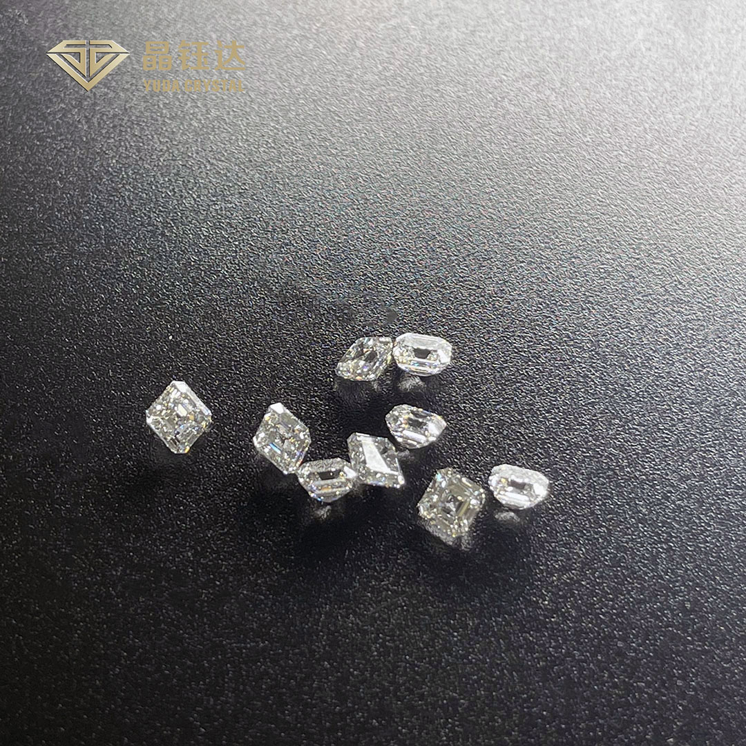 4mm 7mm DE ПРОТИВ Вычура отрезали диаманты лаборатории 0.5ct до 1 карат Asscher отрезало диамант