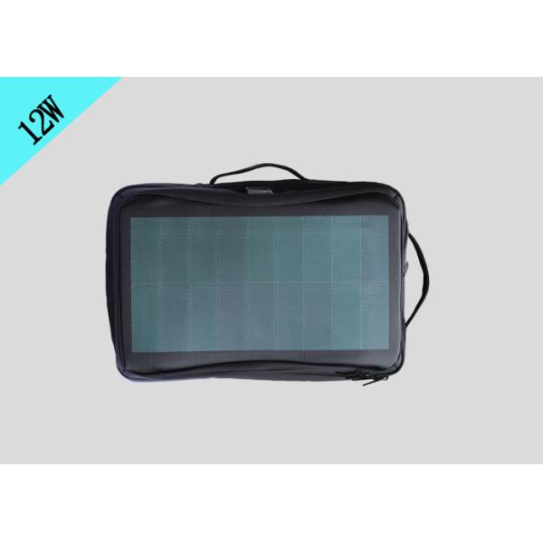 12W CIGS Solar Panel Backpack Emergency Business Leisure Solar Charging Backpack