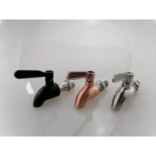 Polish Finish Modern Stainless Steel Single-Handle Faucet for Homebrew and Outdoor Bar